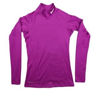 Nike Pro Combat Purple Dri-FIT Long Sleeve Top - Women's Small